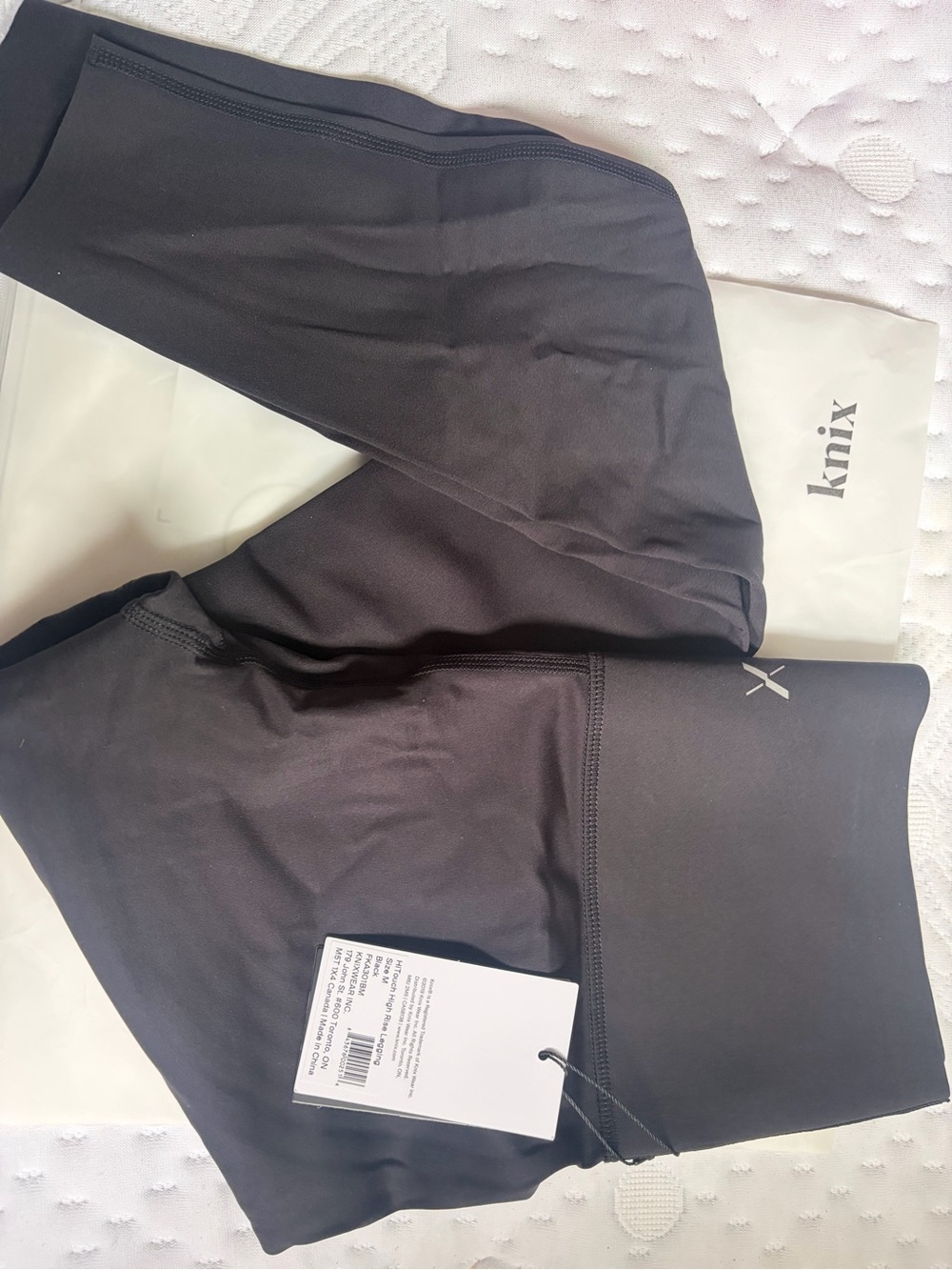 Knix Black HiTouch high rise Leggings